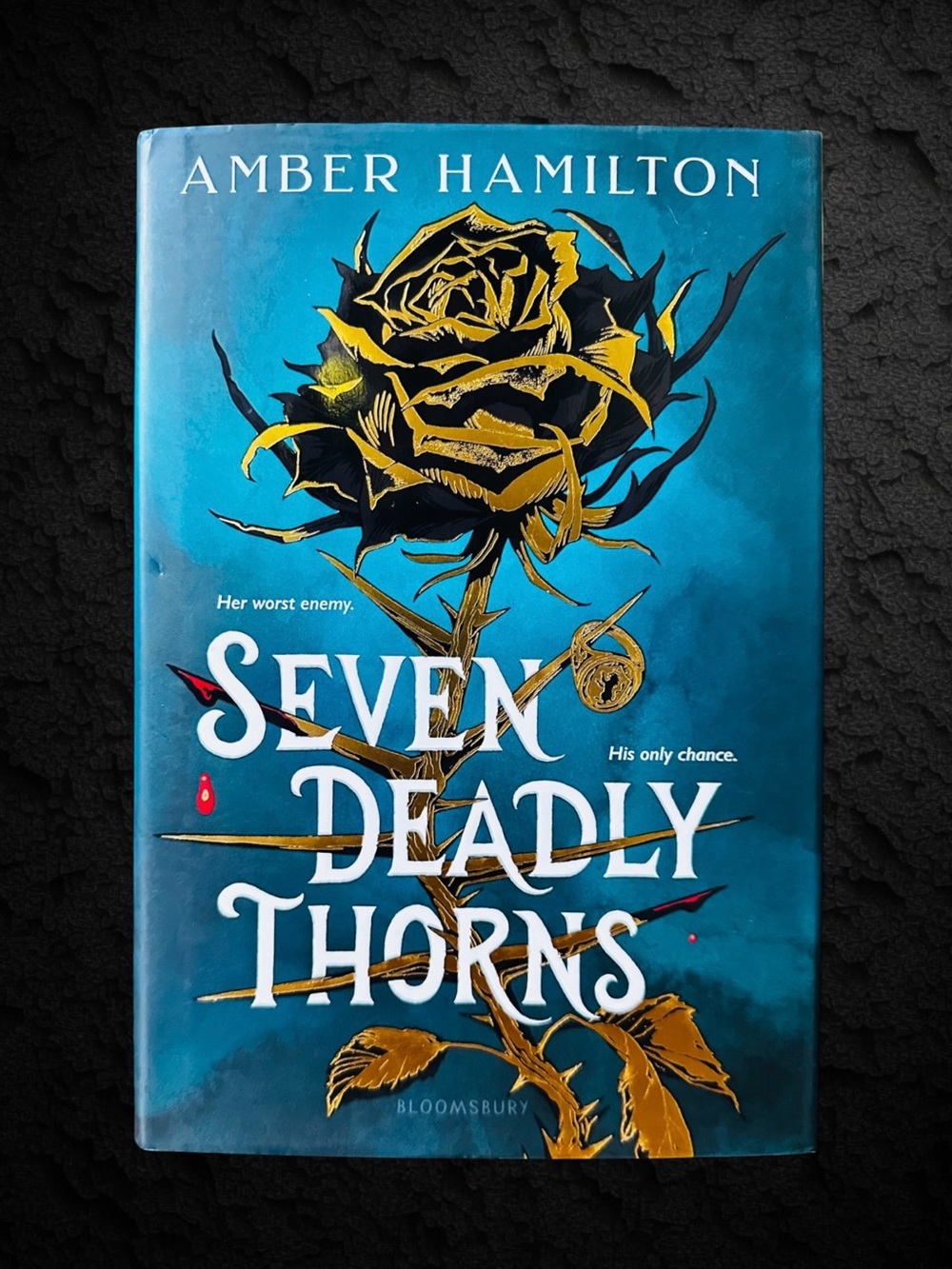 Seven Deadly Thorns Amber Hamilton Special Edition Sprayed Edges Hardcover